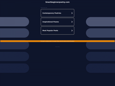 smartbeginnerpoetry.com snapshot