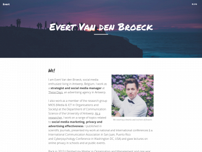 evertvandenbroeck.be snapshot