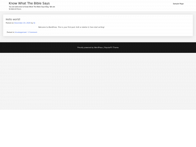 evangelistb.com snapshot