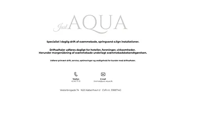 just-aqua.dk snapshot