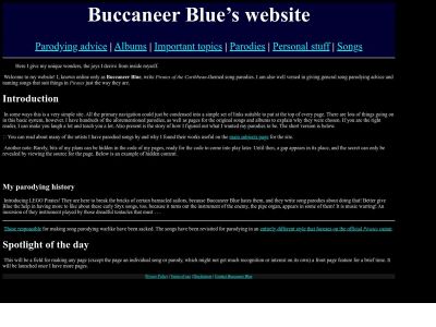 buccaneerblue.net snapshot