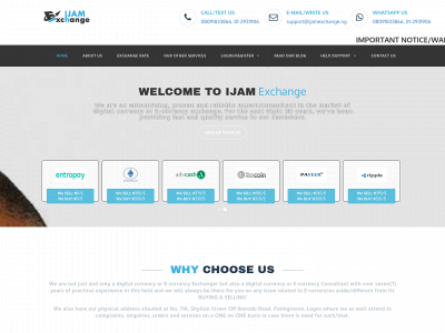 ijamexchange.ng snapshot