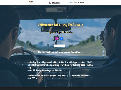 husbytrafikskolan.se snapshot