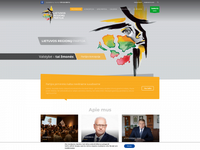 ltregionupartija.lt snapshot