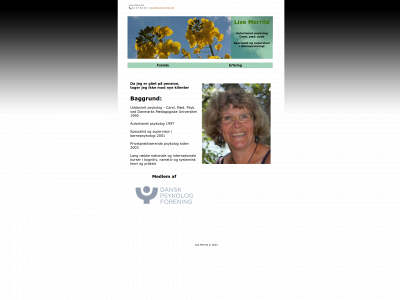 lisemerrild.dk snapshot
