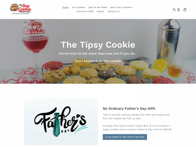 thetipsycookie.com snapshot