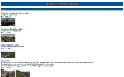 actracks.dk snapshot