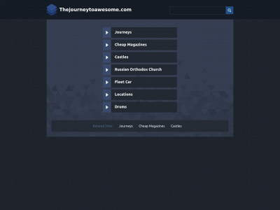 thejourneytoawesome.com snapshot