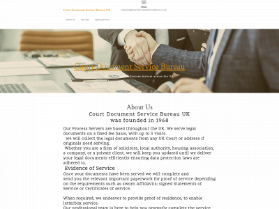 courtdocumentservicebureau.co.uk snapshot
