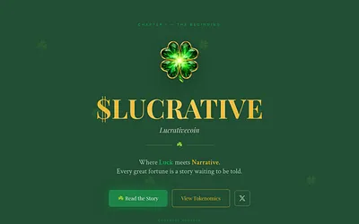 lucrativecoin.org snapshot