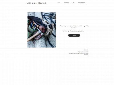 vihjælpermedalt.dk snapshot