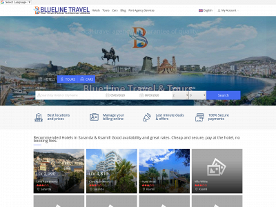 sarandahotel.com snapshot