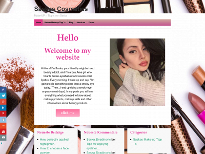 saskascosmetics.com snapshot