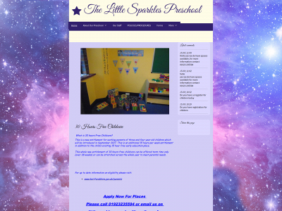 littlesparklespreschool.co.uk snapshot