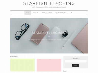 starfishteaching.com snapshot