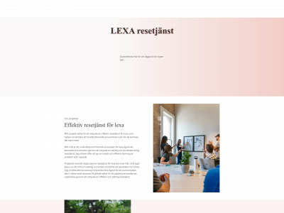 lexaresetjaenst.se snapshot
