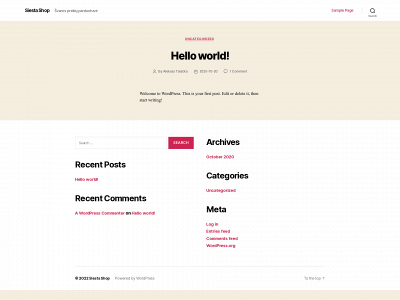 siestashop.lt snapshot