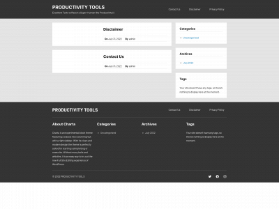 productivitytools.blog snapshot