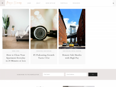 mayafleming.com snapshot