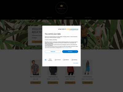 regencyfashion.co.uk snapshot