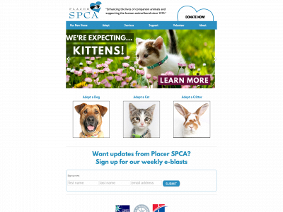 placerspca.org snapshot