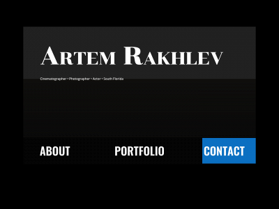 artemrakhlev.com snapshot