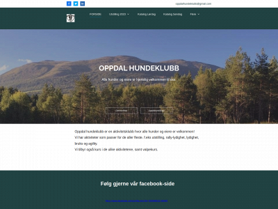 oppdalhundeklubb.com snapshot
