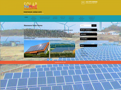 newwave-solar.com snapshot