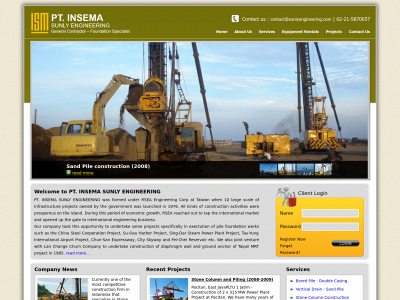 sunlyengineering.com snapshot