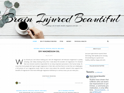 braininjuredbeautiful.com snapshot