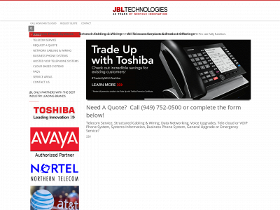 calljbl.com snapshot
