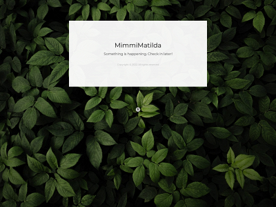 mimmimatilda.se snapshot