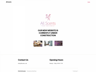 allscents.co.uk snapshot