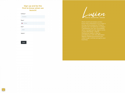 www.lucienmarketing.com snapshot
