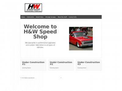 hwspeedshop.com snapshot