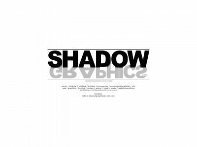 shadowgraphicsinc.com snapshot