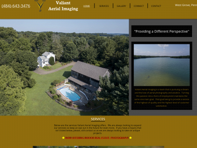 valiantaerialimaging.com snapshot