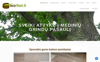 www.ecofloor.lt snapshot