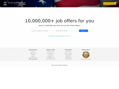 statejobcenter.com snapshot