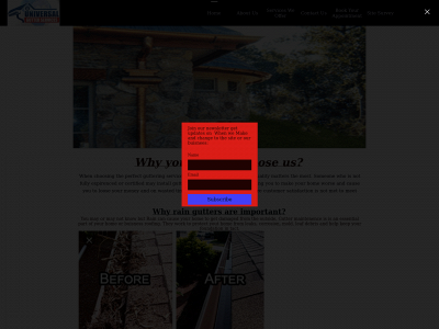 universalgutterser.com snapshot