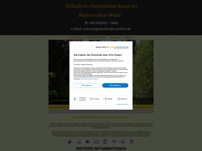 ferienhaus-anna-im-bayerischen-wald.de snapshot