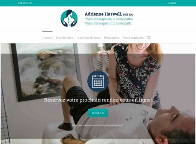 adriennehaswell.com snapshot