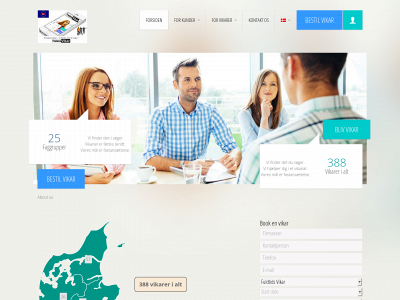 freelancevikar.dk snapshot