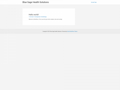 bluesagehealthsolutions.com snapshot