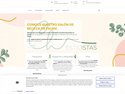 salondebellezacarolinahernandez.com snapshot
