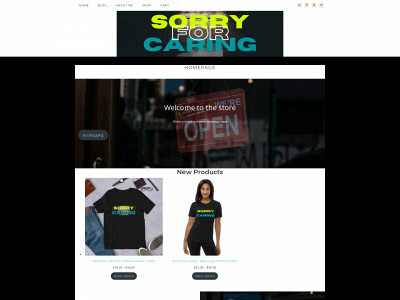 sorryforcaring.com snapshot