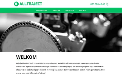 alltraject.nl snapshot