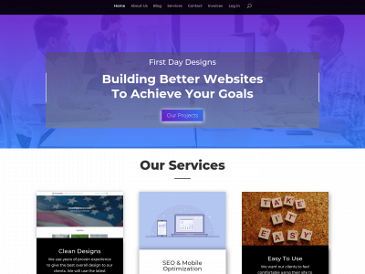 firstdaydesigns.com snapshot
