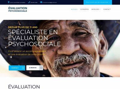 evaluationpsychosociale.com snapshot