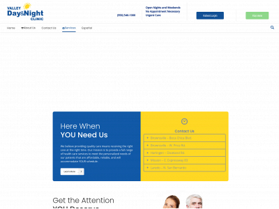 valleydayandnightclinic.com snapshot